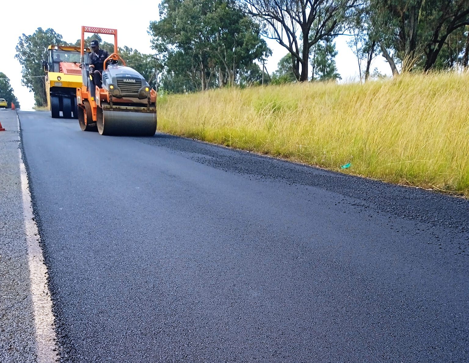 Road construction project
