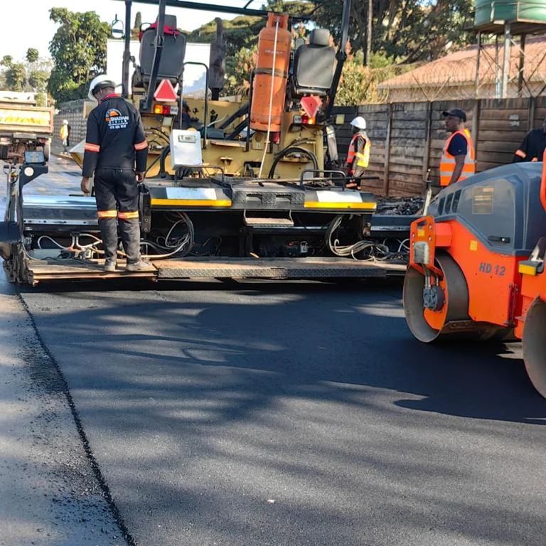 Elshadhai Civils road construction project in Zimbabwe