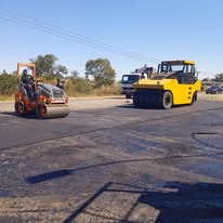 Elshadhai Civils road construction activity